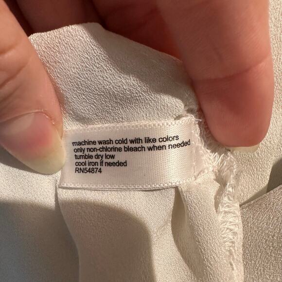 The Limited Size XSmall White Sleeveless Blouse Front Pleats Layering Piece Work - Picture 3 of 9